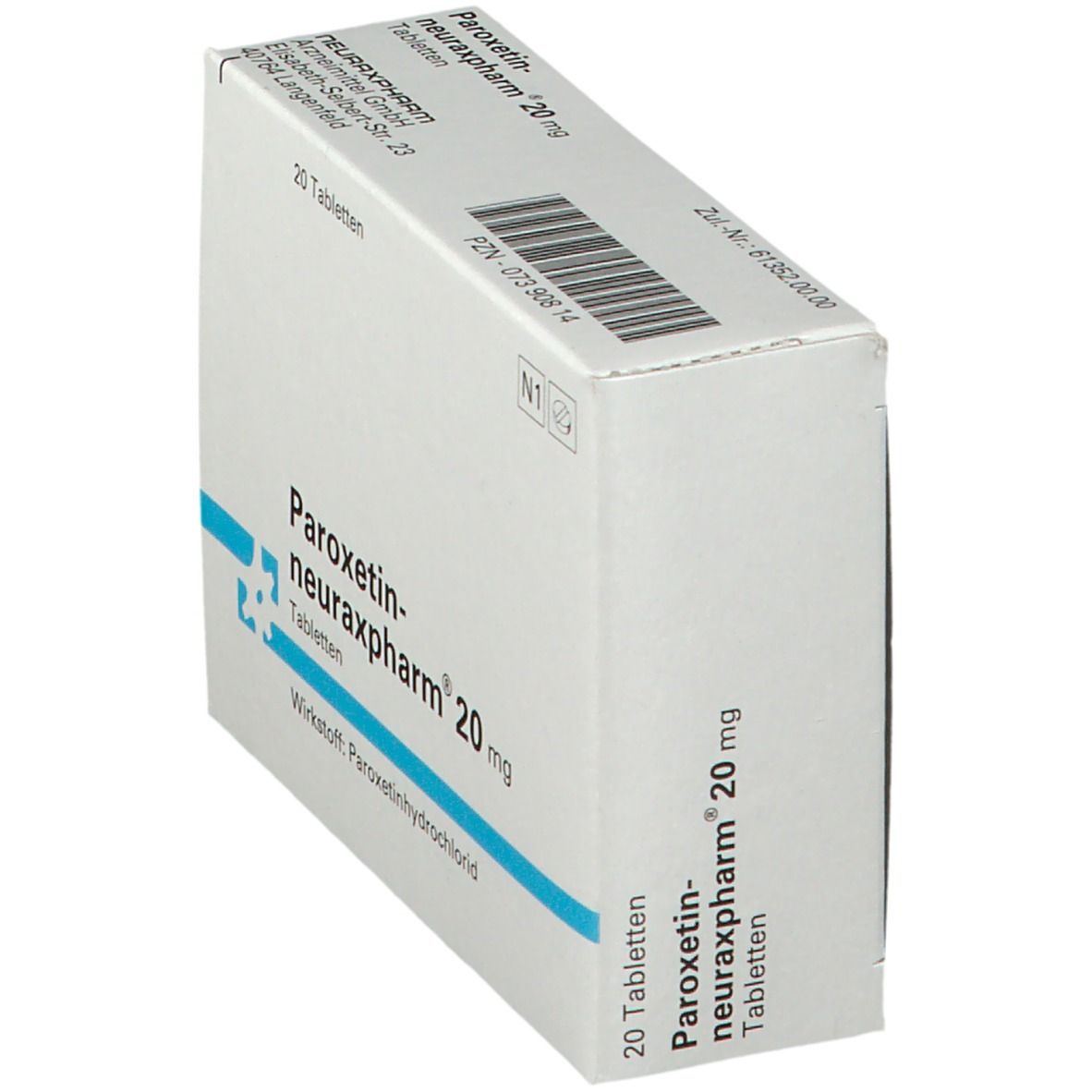 PAROXETIN-neuraxpharm 40 mg Tabletten 20 St