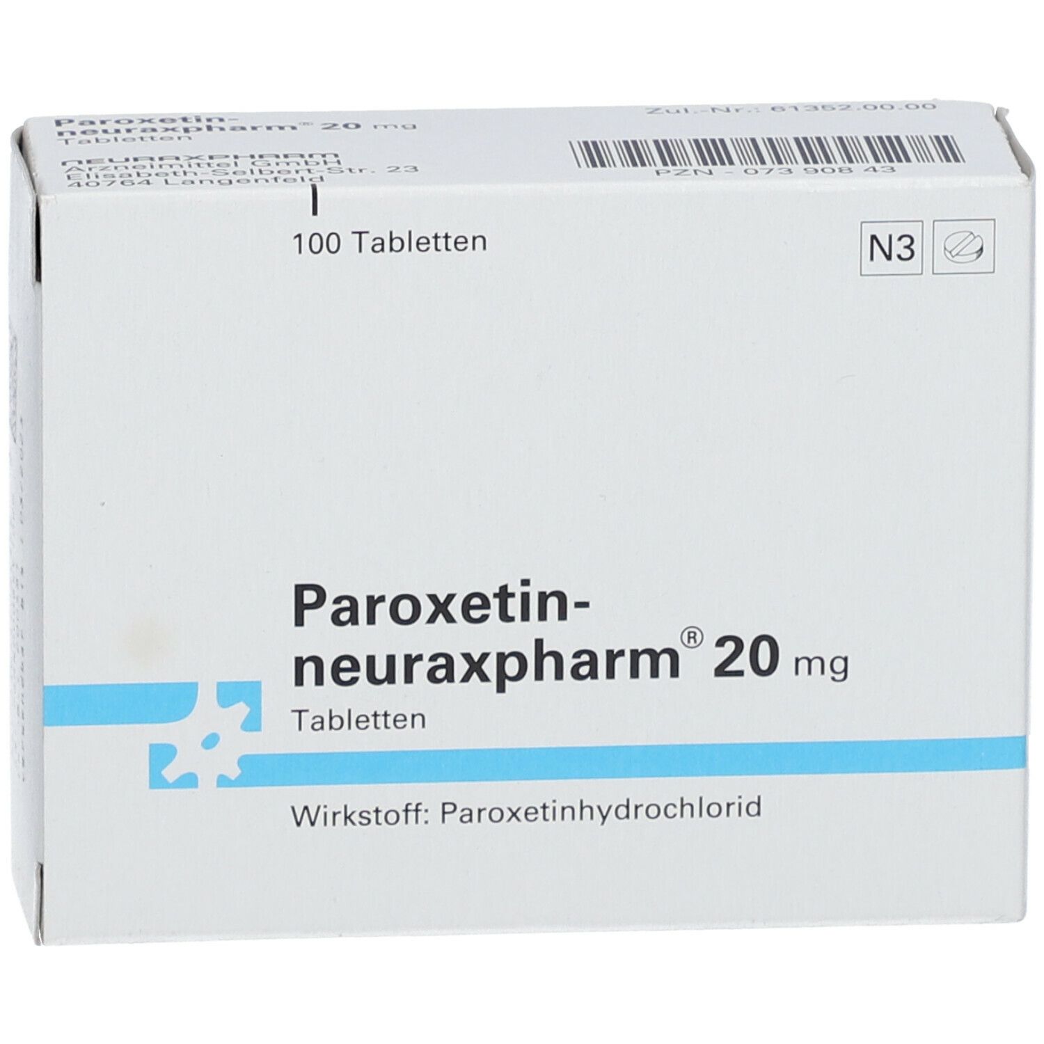 Paroxetin-neuraxpharm® 20 mg