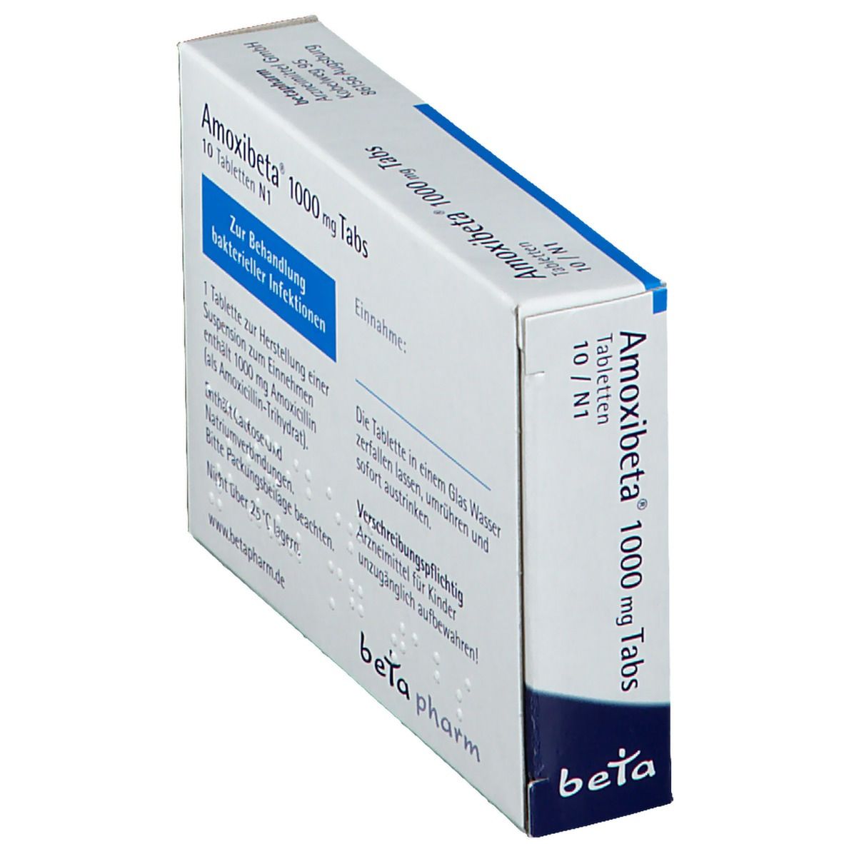 Amoxibeta 1000 mg Tabs Tabletten