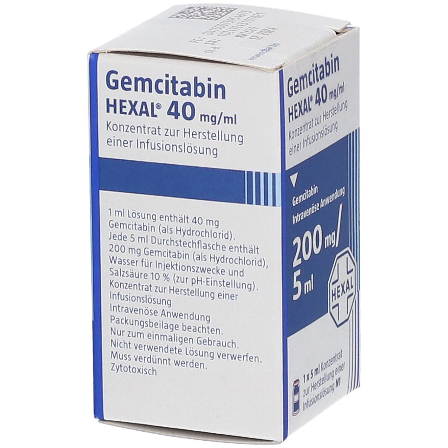 Gemcitabin Hexal 40 mg/ml 200mg Kon.z.H.e.Inf.L. 200 mg Infusionslösungskonzentrat