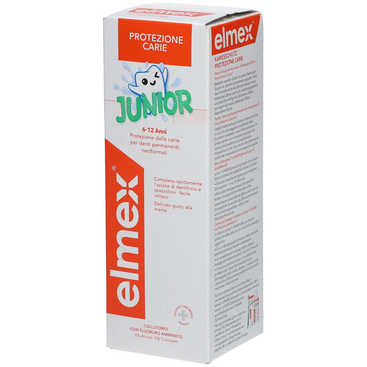 elmex Junior Zahnspülung - für Kinder von 6-12 Jahren