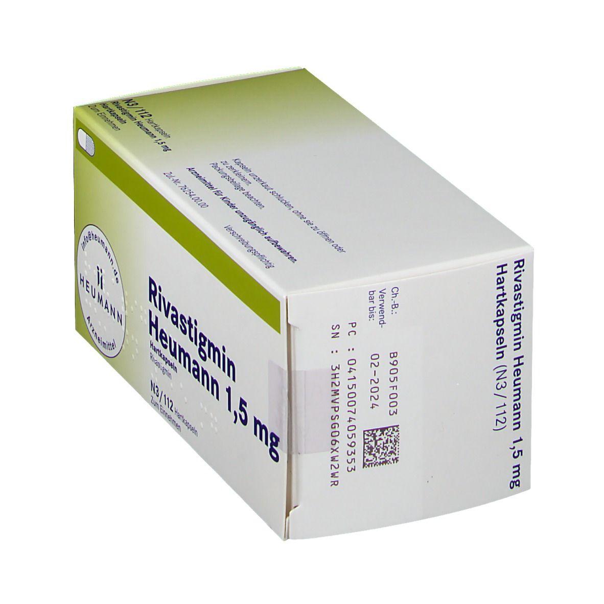 Rivastigmin Heumann 1,5 mg Hartkapseln 112 St