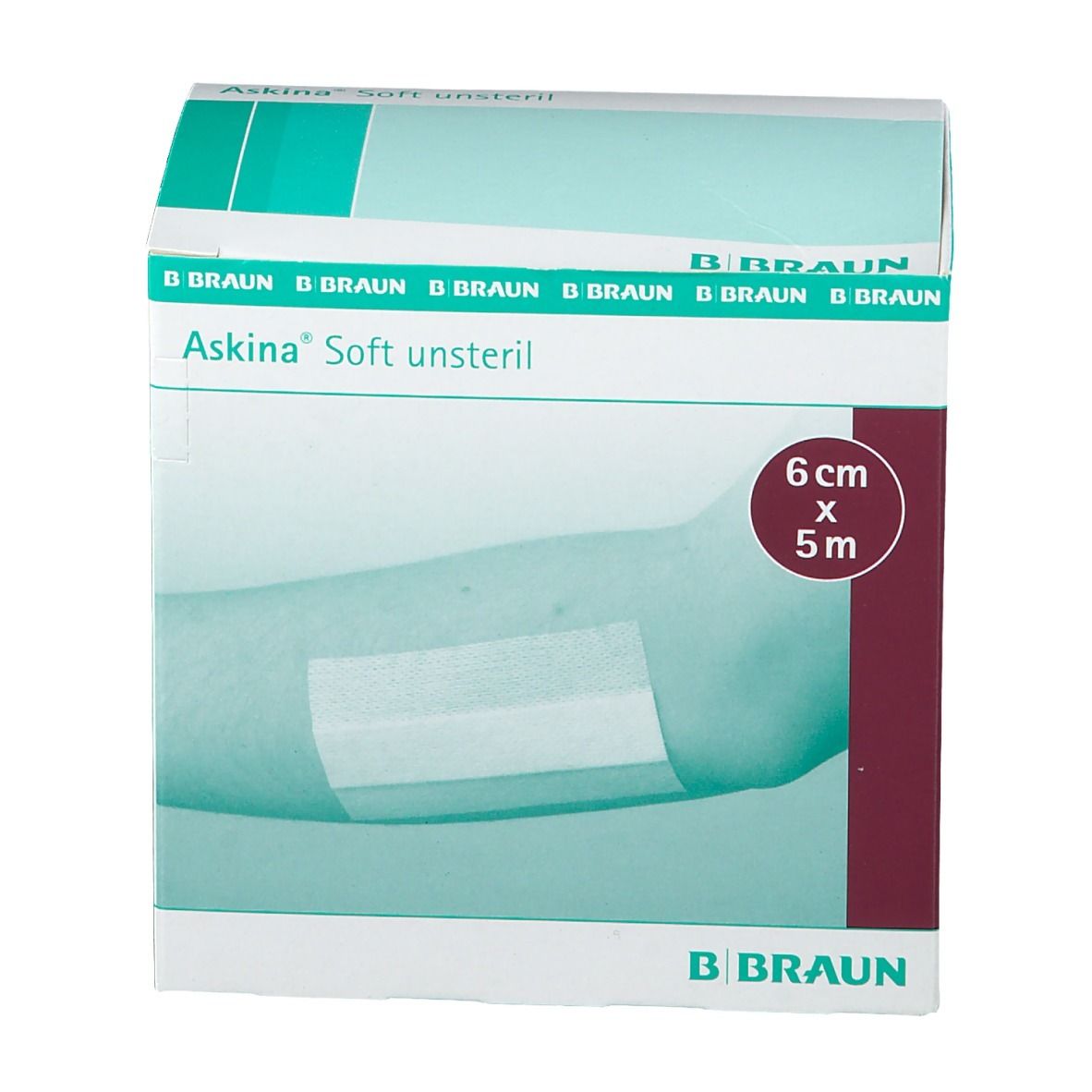 Askina® Soft Wundverband unsteril 6 cm x 5 m