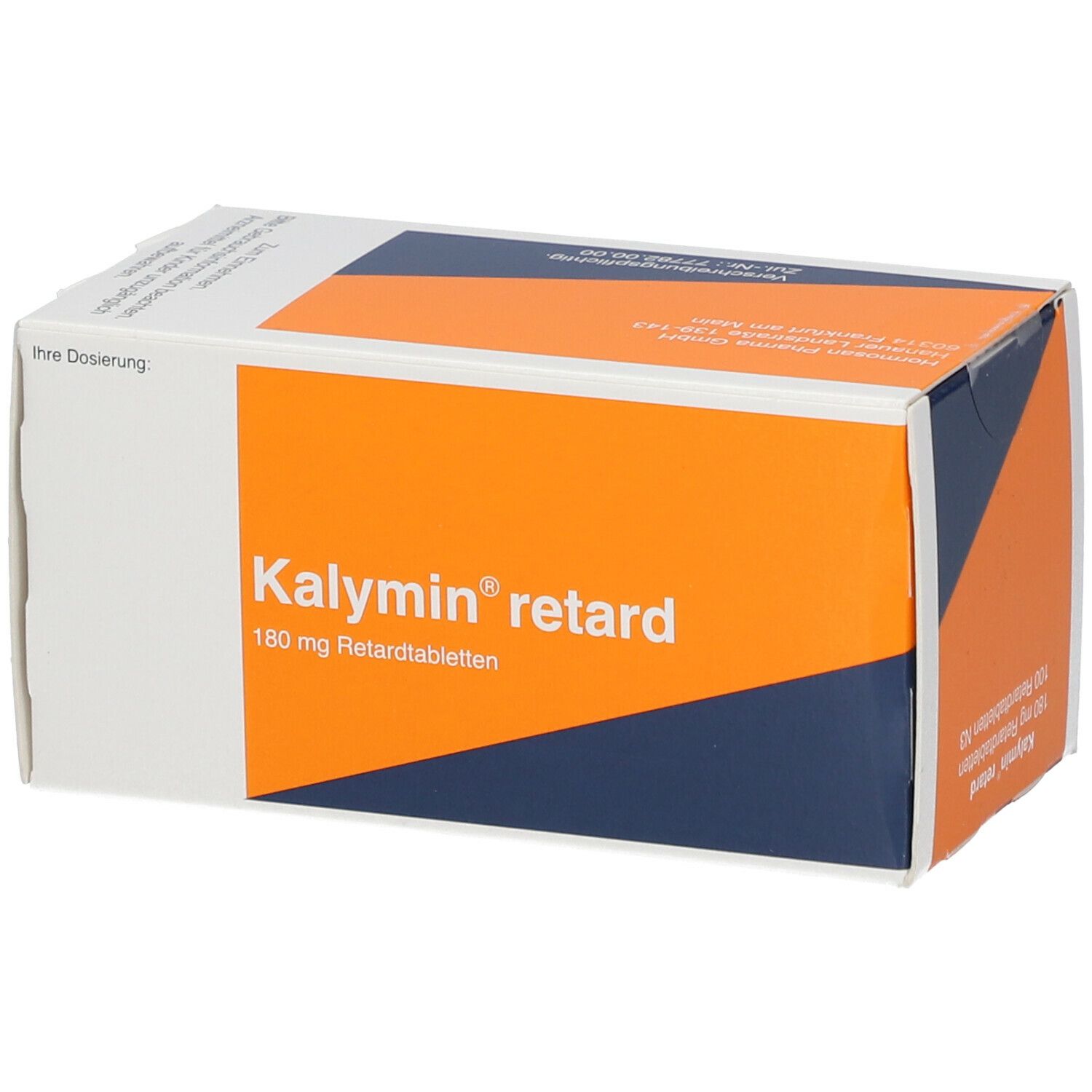 Kalymin retard 180 mg Retardtabletten 100 St Retard-Tabletten