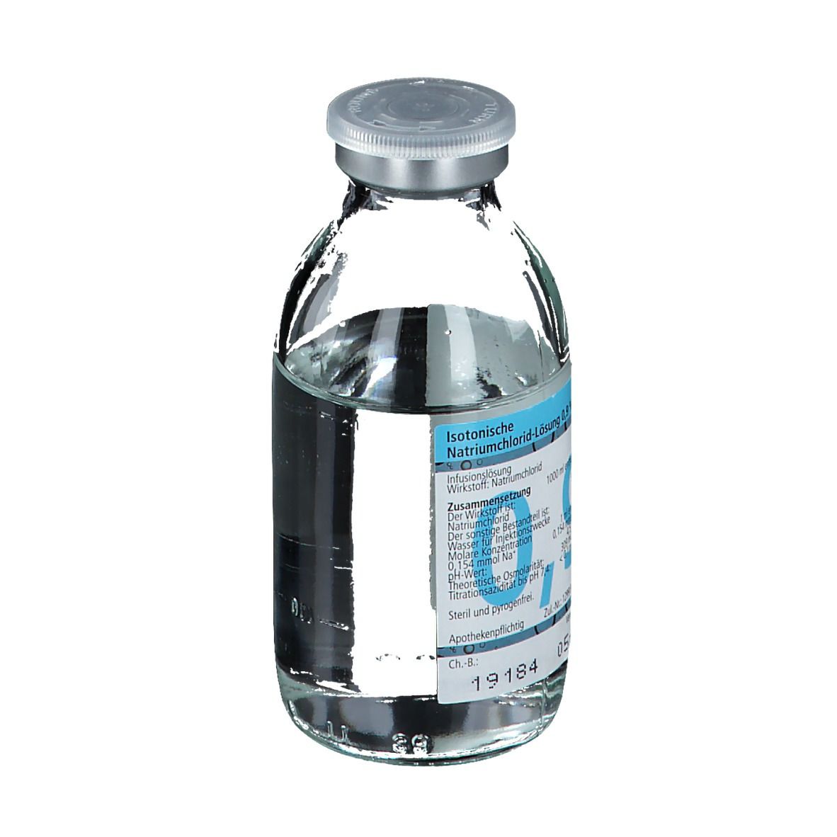 Kochsalzloesung 0,9% DeltaSelect Glas