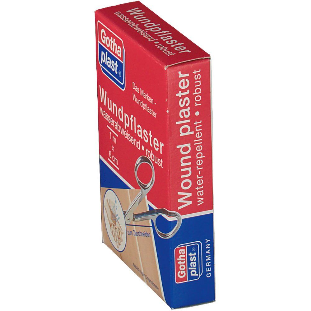 Gothaplast® Wundpflaster wasserabweisend, robust 1 m x 6 cm