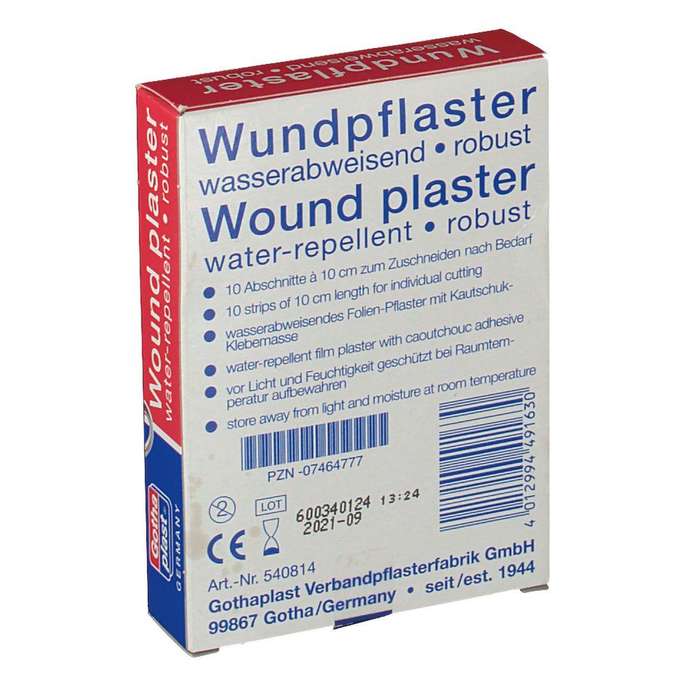 Gothaplast® Wundpflaster wasserabweisend, robust 1 m x 6 cm
