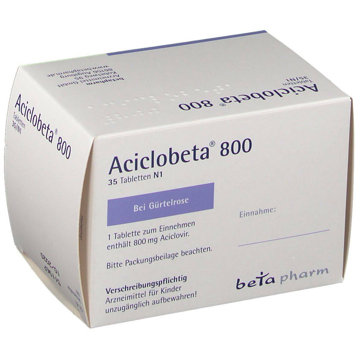 Aciclobeta 800 Tabletten