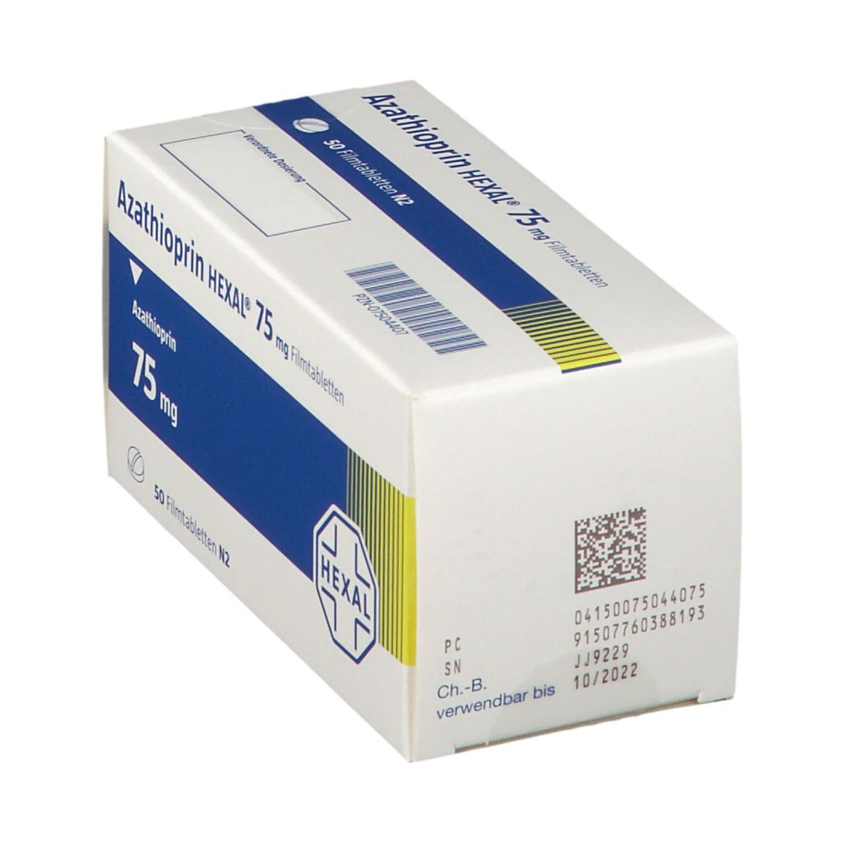 Azathioprin Hexal 75 mg Filmtabletten 50 St