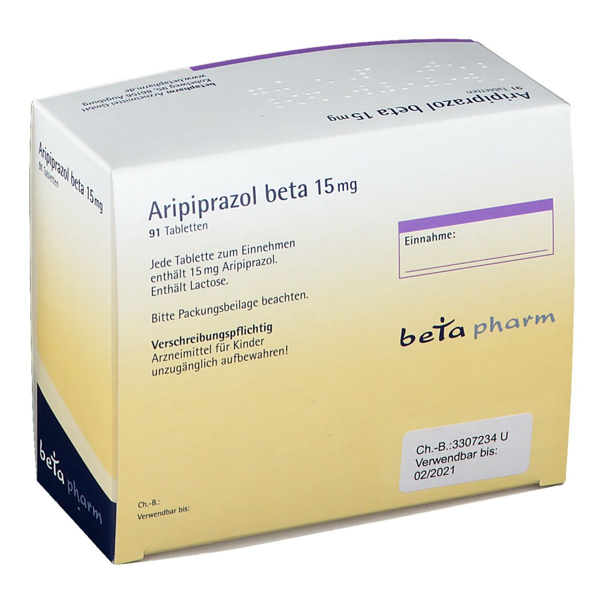Aripiprazol beta 15 mg
