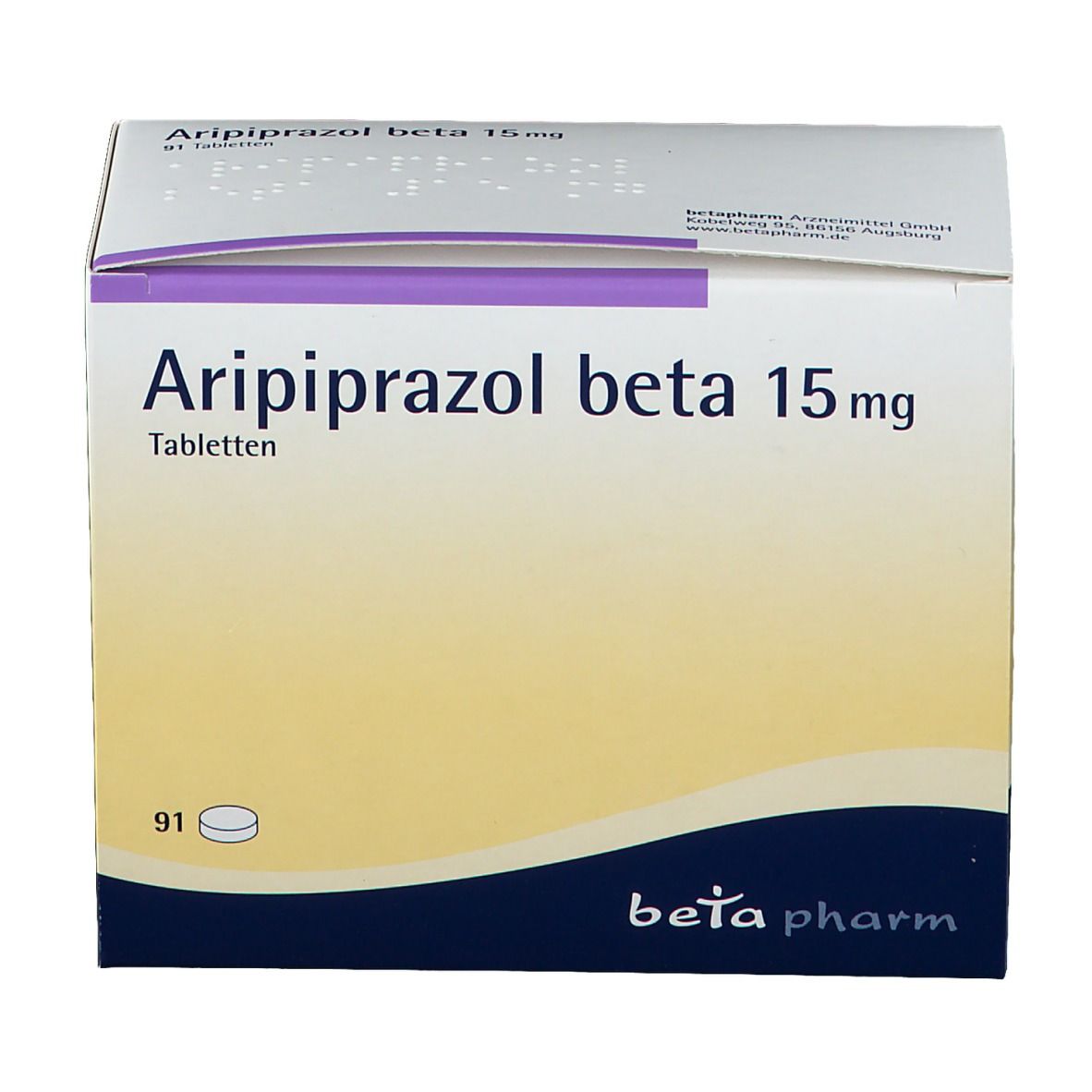 Aripiprazol beta 15 mg