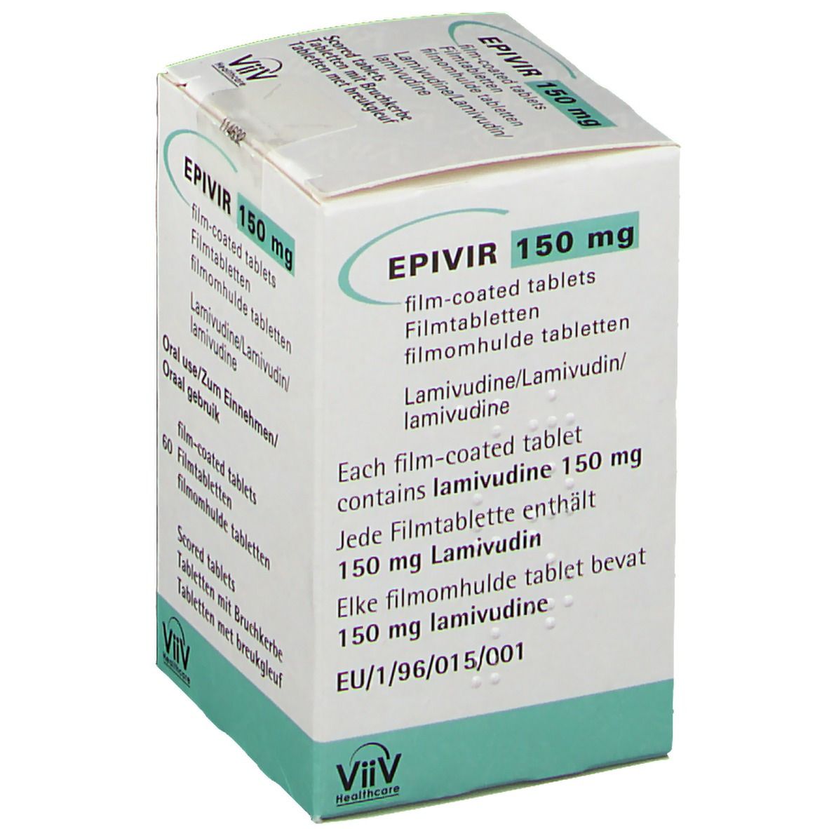 Epivir 150 mg Filmtabletten 60 St