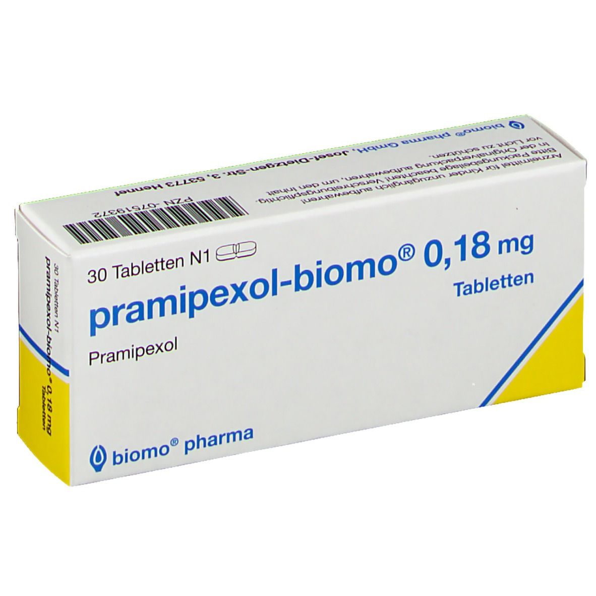 pramipexol-biomo® 0,18 mg