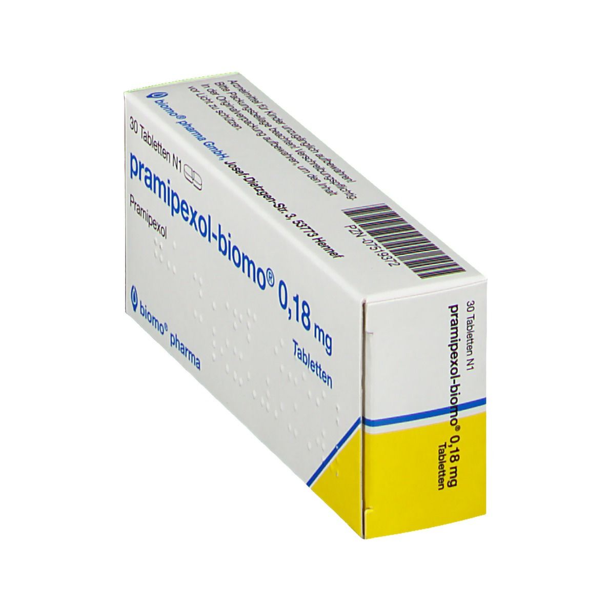 pramipexol-biomo® 0,18 mg