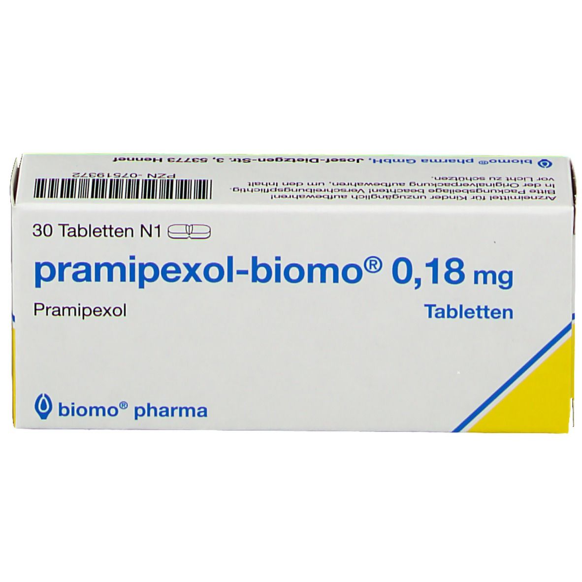 pramipexol-biomo® 0,18 mg