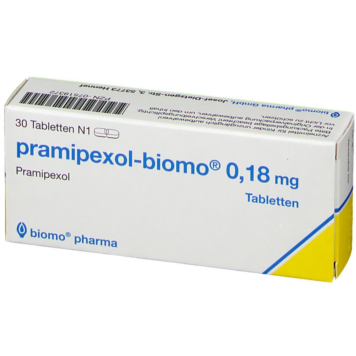 pramipexol-biomo® 0,18 mg