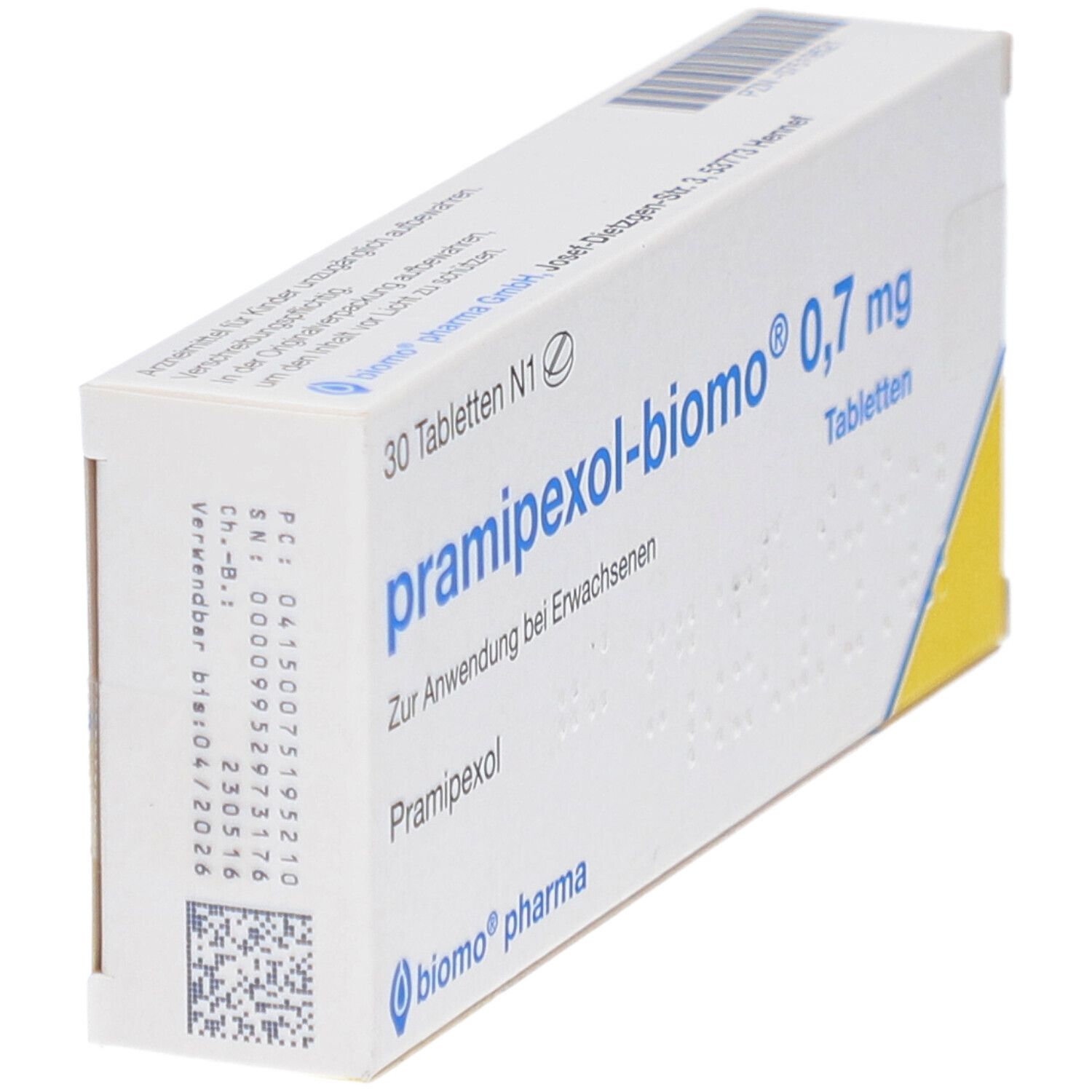 pramipexol-biomo® 0,70 mg