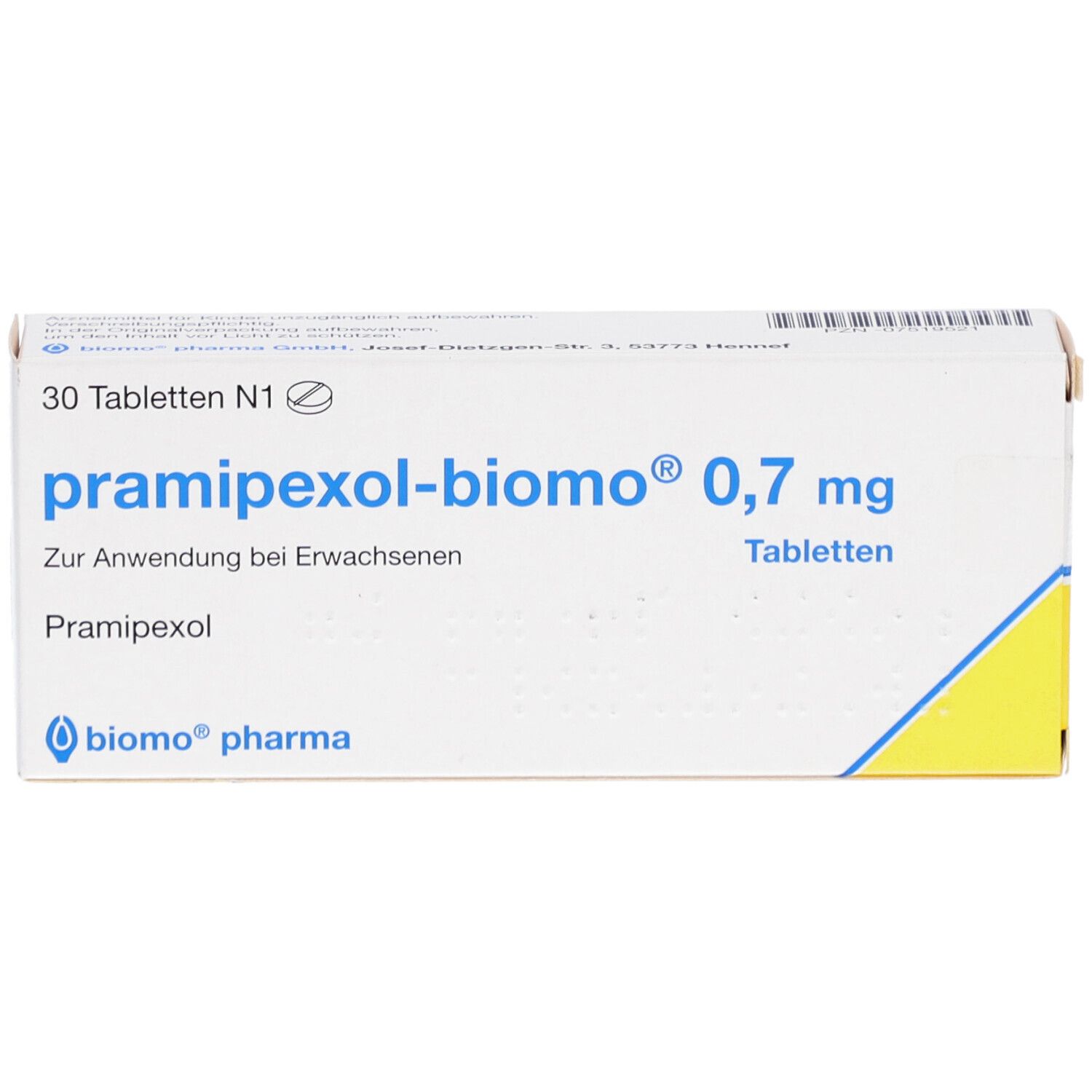 pramipexol-biomo® 0,70 mg