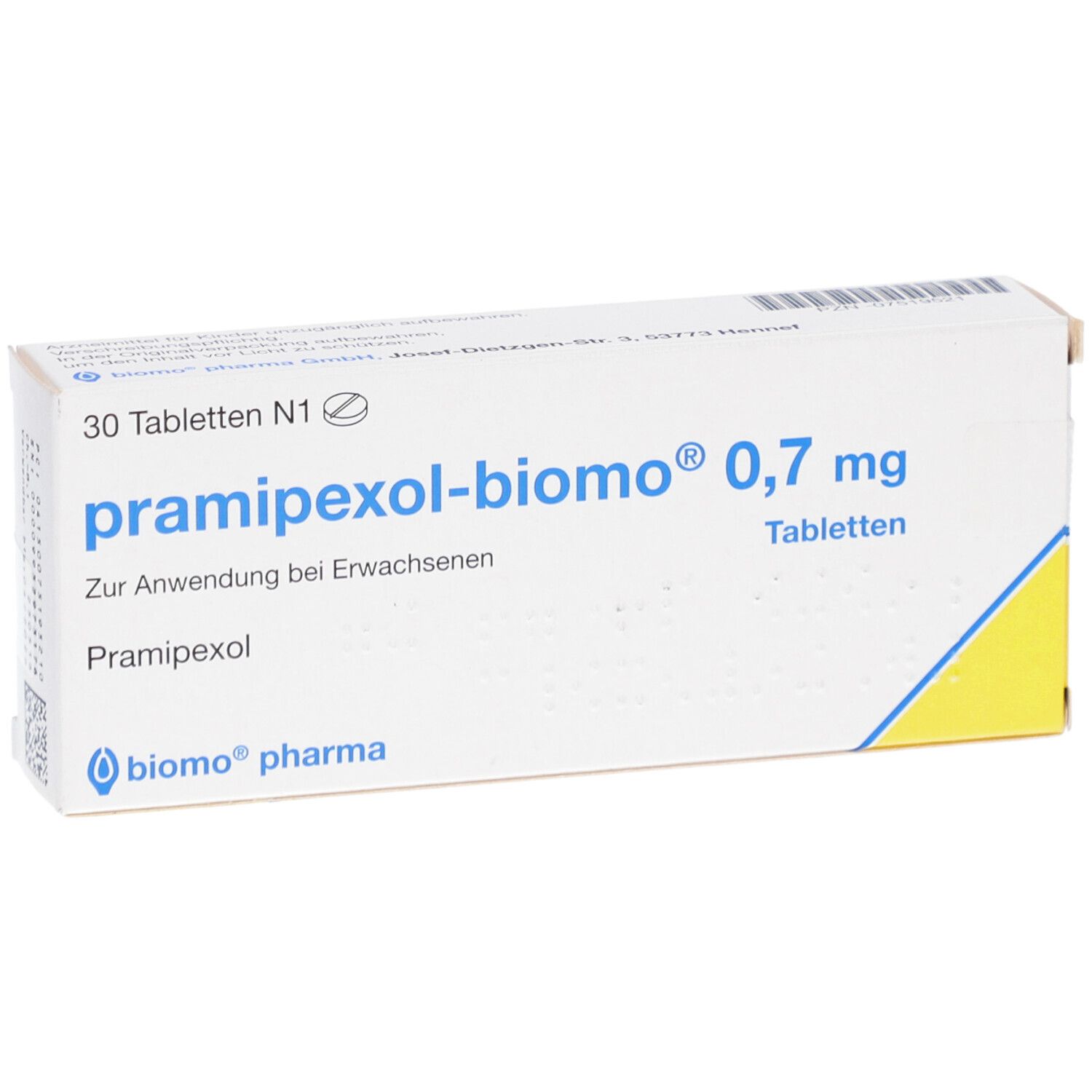 pramipexol-biomo® 0,70 mg