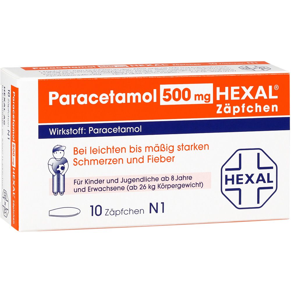 Paracetamol 500 Mg Hexal® Zäpfchen 10 St Shop Apotheke