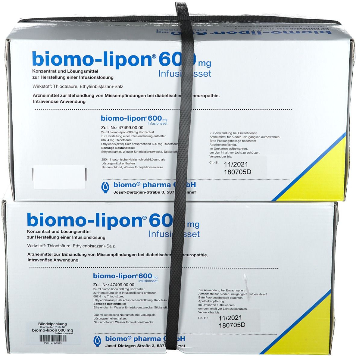 Biomo Lipon 600 mg Infusionsset Amp.
