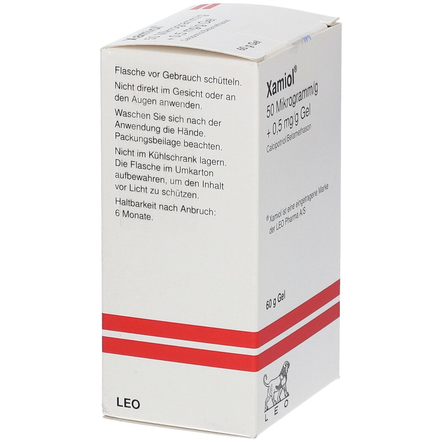 Xamiol 50 Mikrogramm/g+0,5 mg/g Gel 60 g