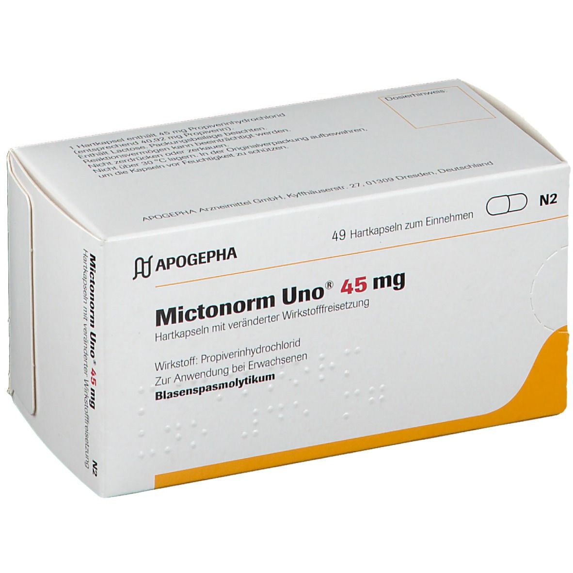Mictonorm® Uno 45 mg