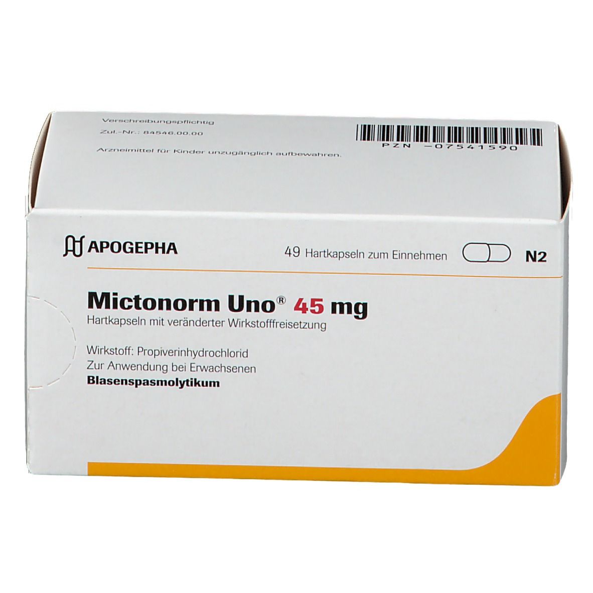 Mictonorm® Uno 45 mg