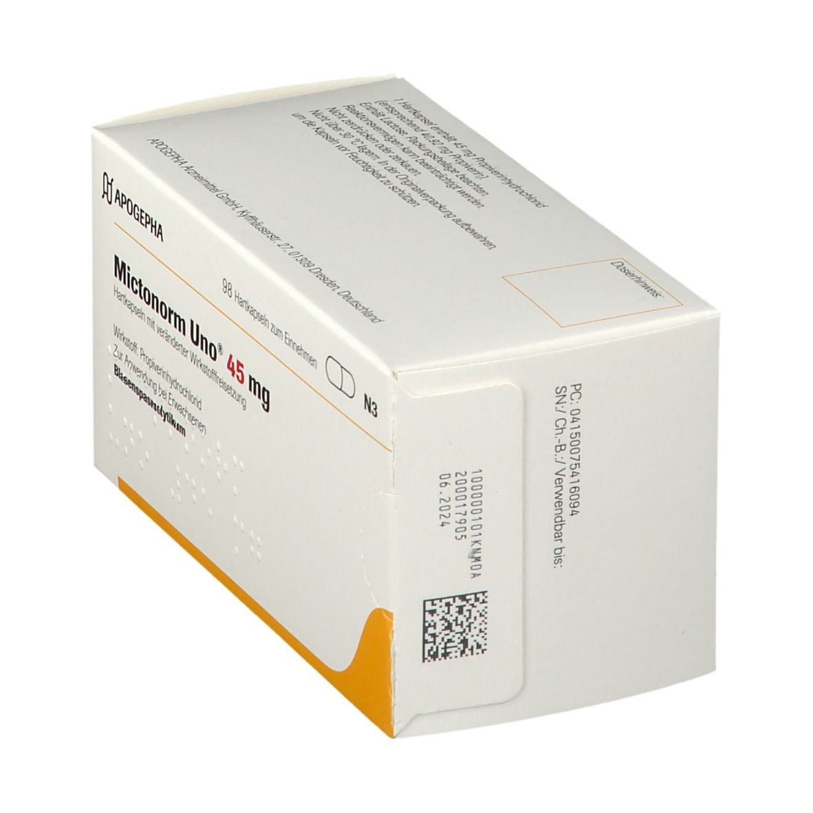 Mictonorm® Uno 45 mg