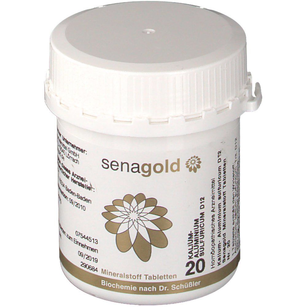 BIOCHEMIE Senagold 20 Kalium aluminium sulfuricum D12