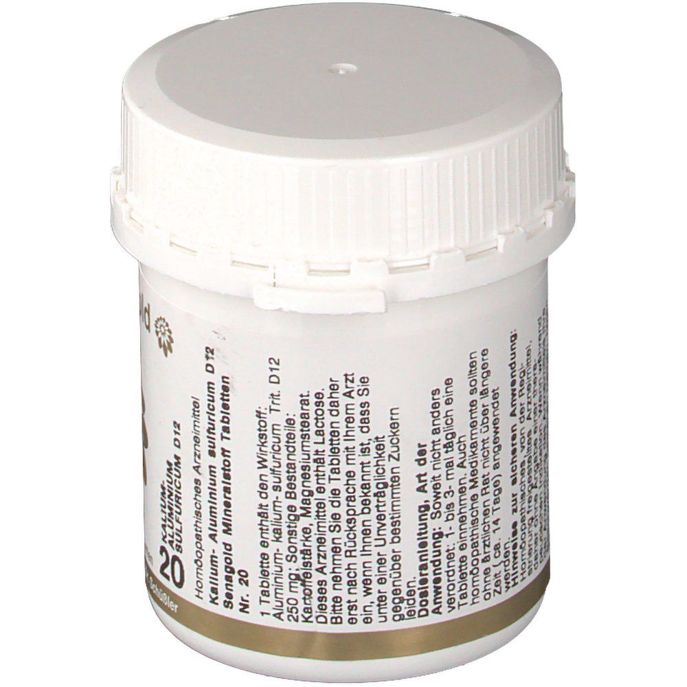 BIOCHEMIE Senagold 20 Kalium aluminium sulfuricum D12