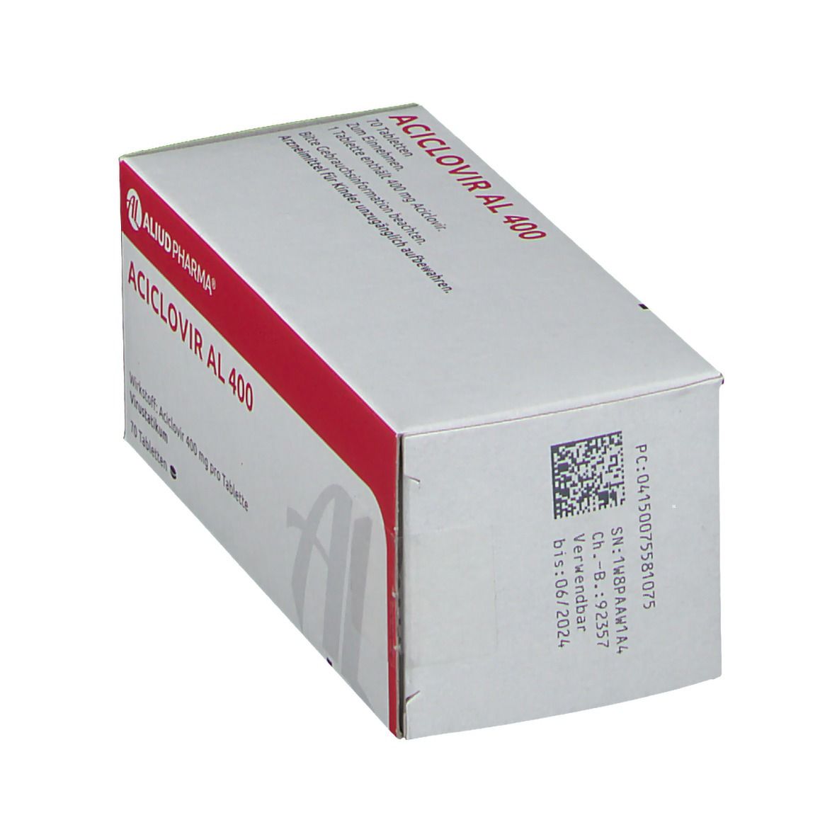 Aciclovir AL 400 Tabletten 70 St