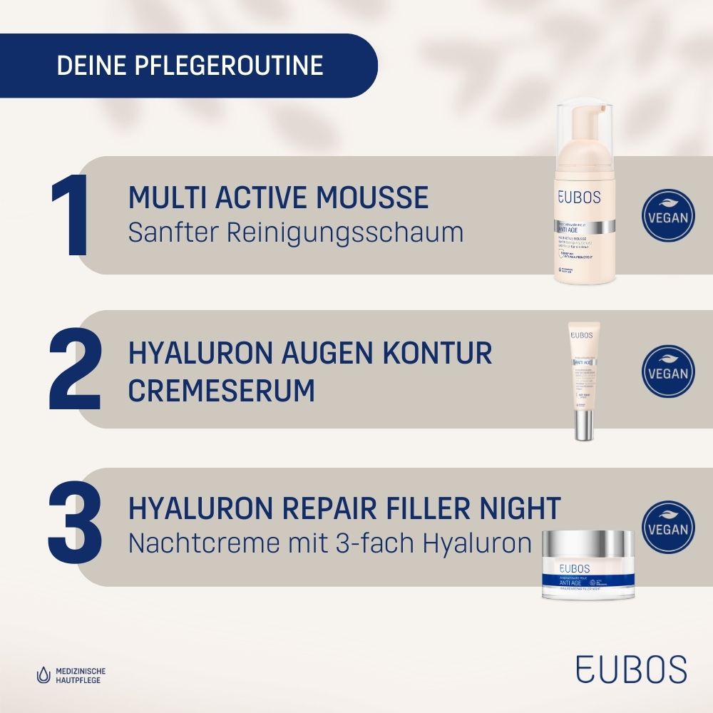 EUBOS® Anti Age Hyaluron Augen Kontur CremeSerum