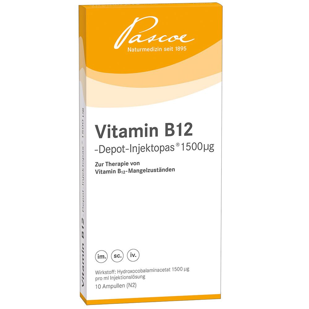 Vitamin B12-Depot-Injektopas® 1500 µg