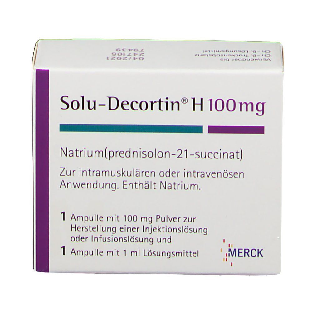Solu Decortin H 100 Tr.Subst.m.Lsg.M