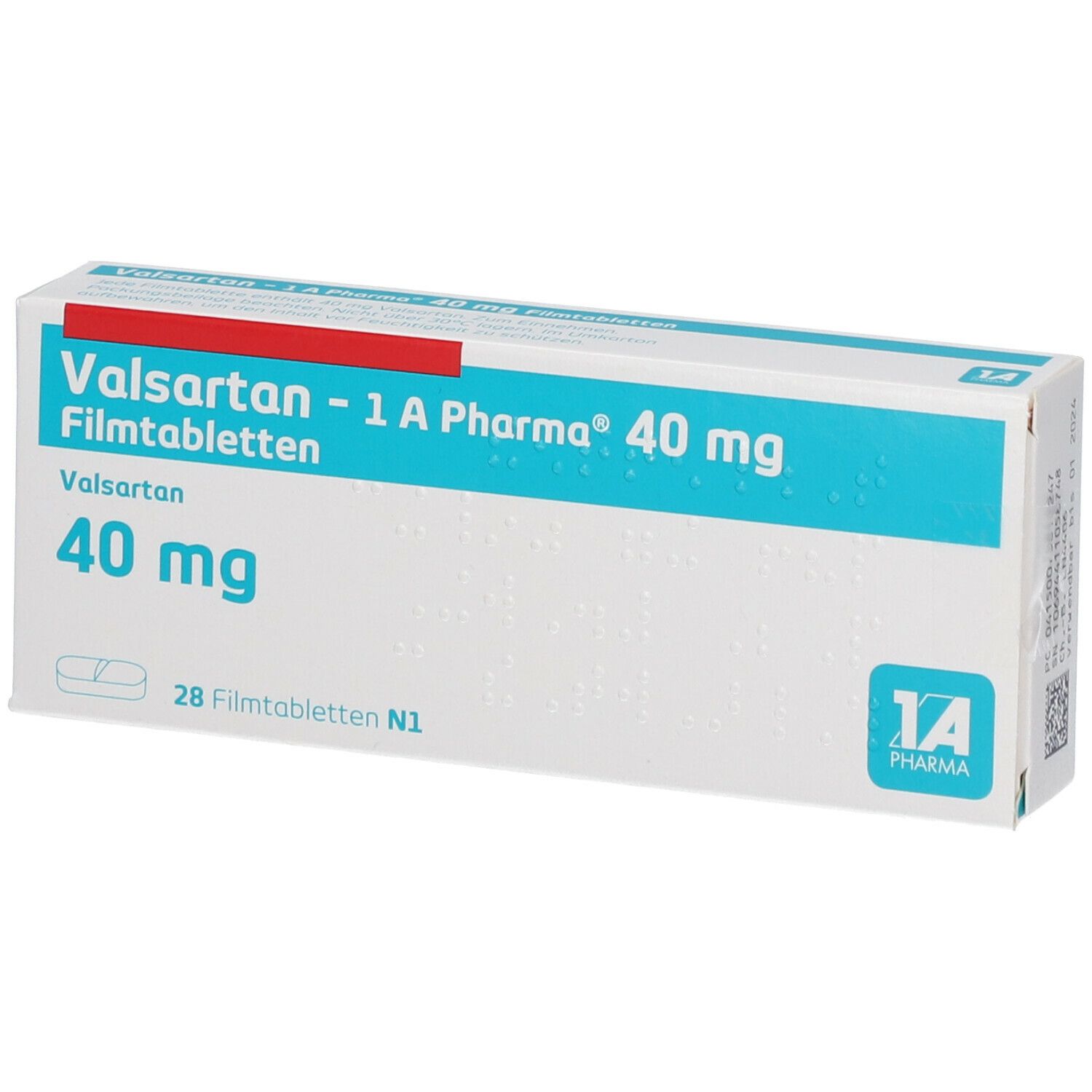 Valsartan-1A Pharma 40 mg Filmtabletten 28 St