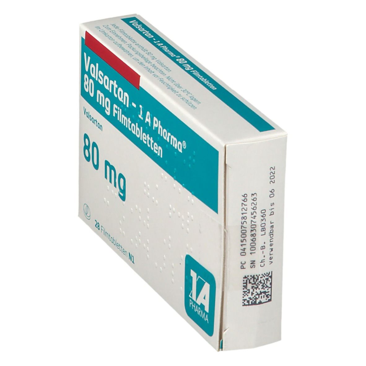 Valsartan-1A Pharma 80 mg Filmtabletten 28 St