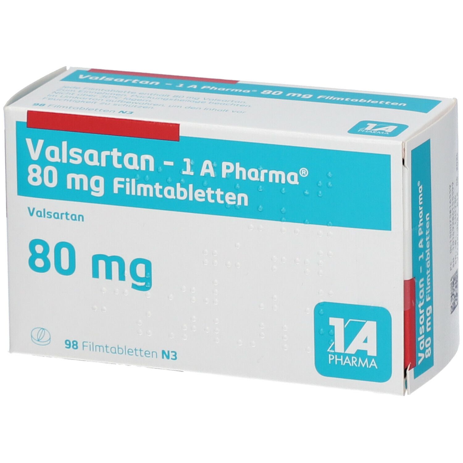 Valsartan-1A Pharma 80 mg Filmtabletten 98 St