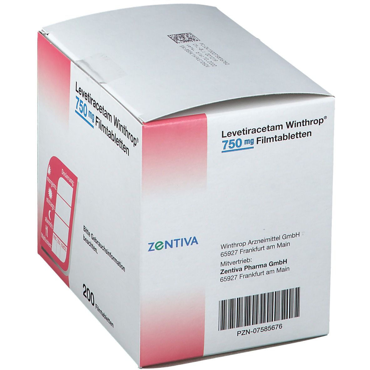 Levetiracetam Winthrop 500 mg Filmtabletten 100 St