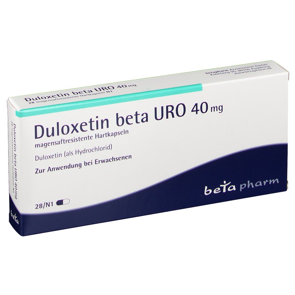 Duloxetin beta URO 40 mg