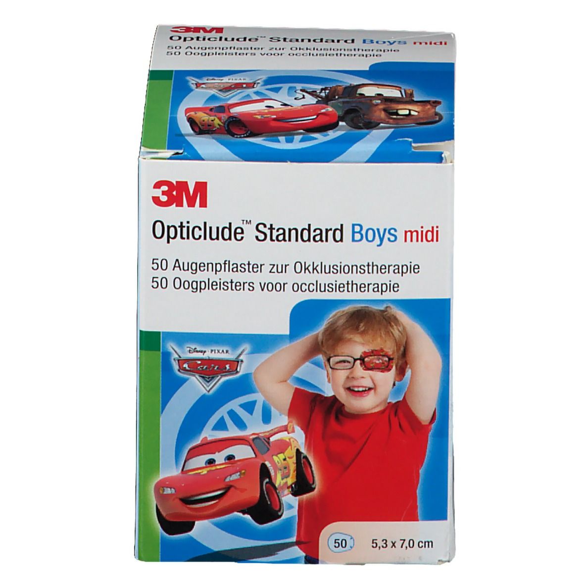 3M Opticlude Augenpflaster Disney Cars Midi