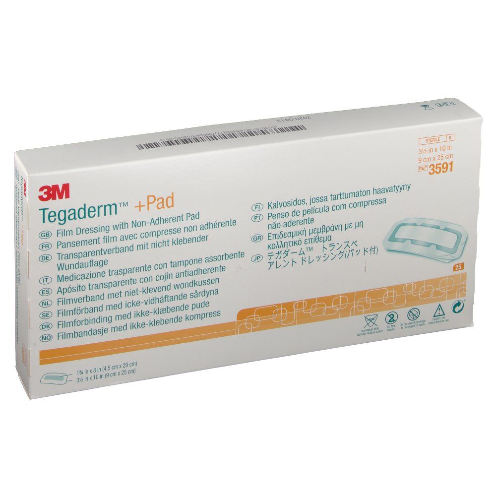 Tegaderm 3M Plus Pad 9x10 cm Fertigverb.3586 25 St Verband