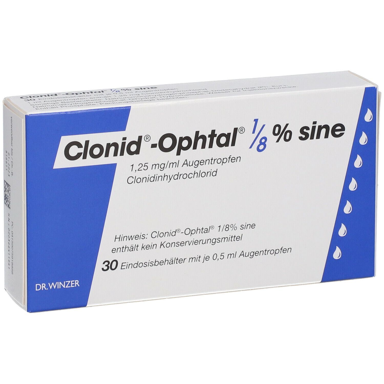 Clonid-Ophtal® 1/8 % sine