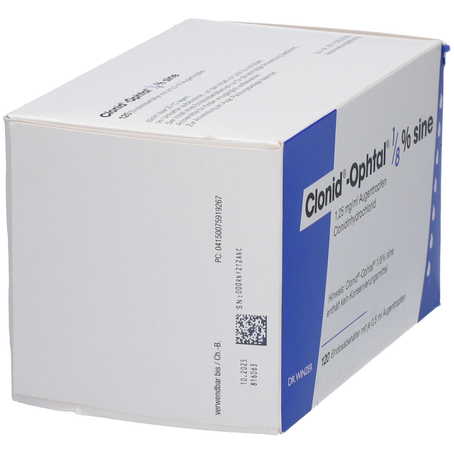Clonid-Ophtal® 1/8 % sine