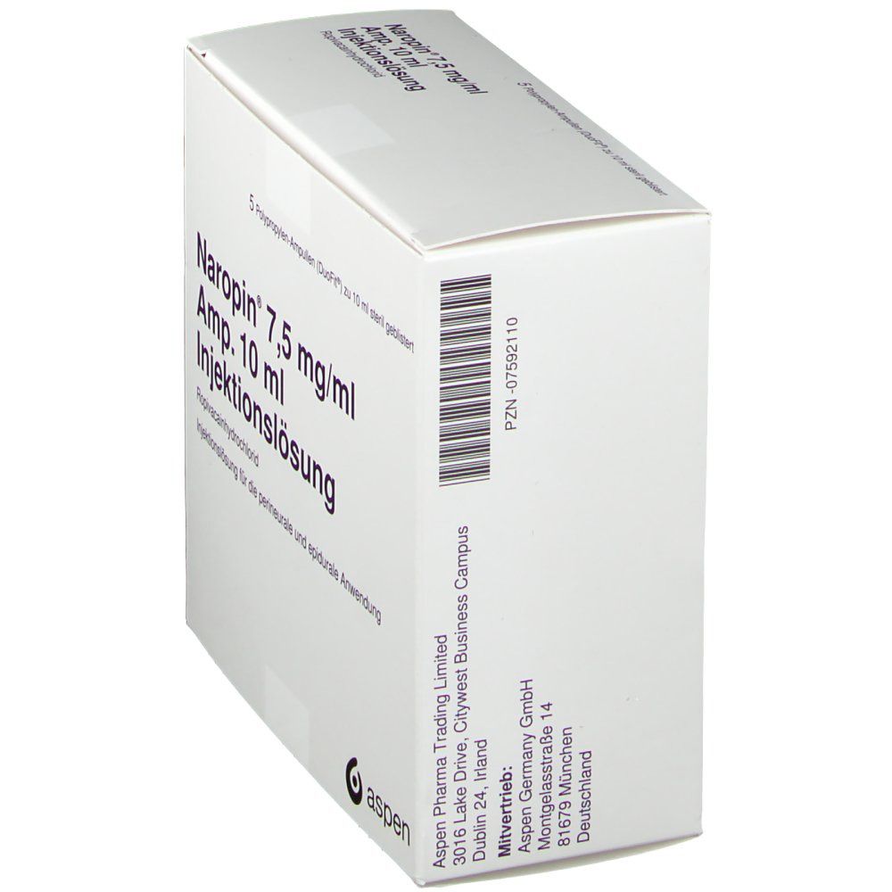 Naropin® 7,5 mg/ml Amp.