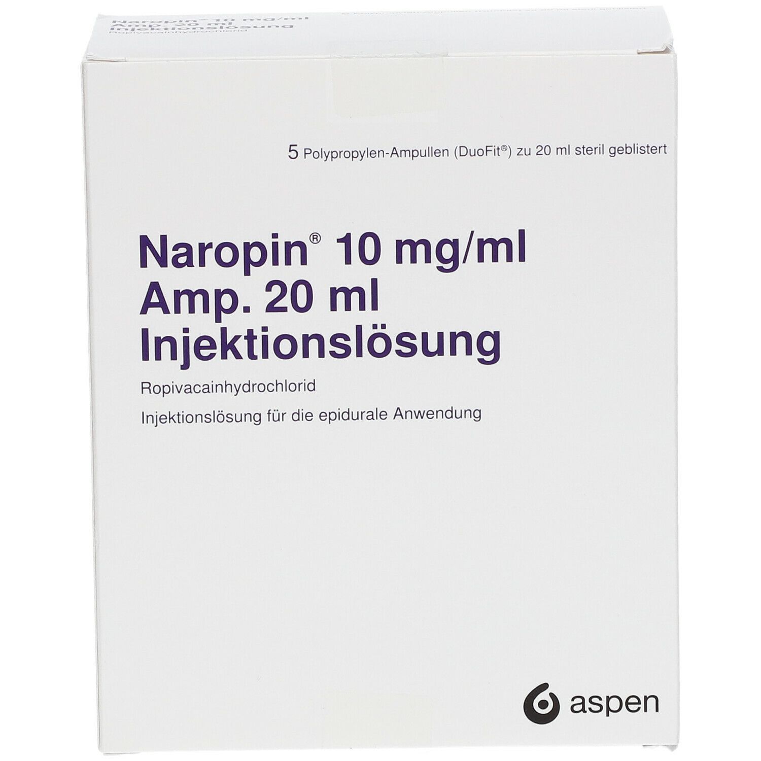 Naropin® 10 mg/ml Amp.