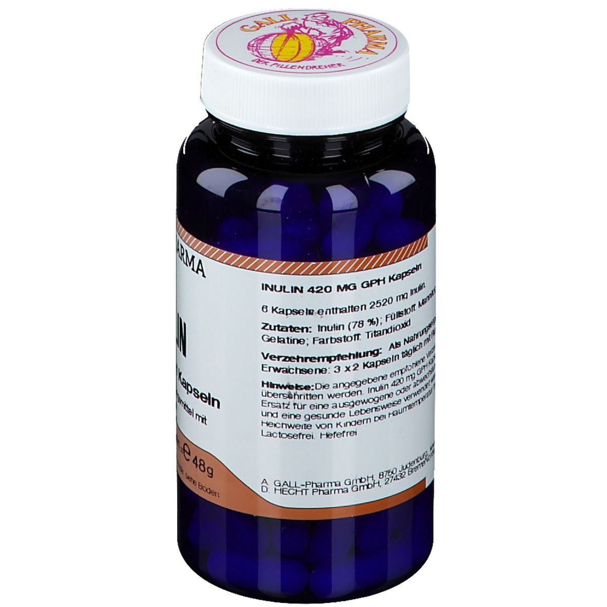 GALL PHARMA Inulin 420 mg GPH Kapseln