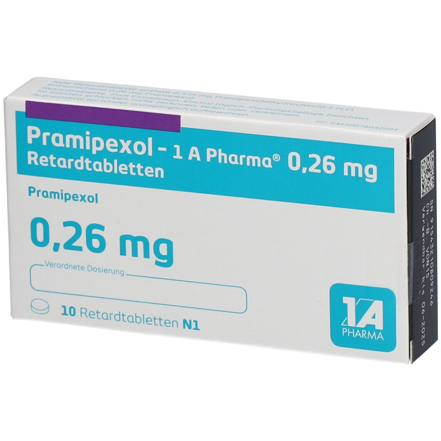 Pramipexol 1A Pharma®0.26Mg