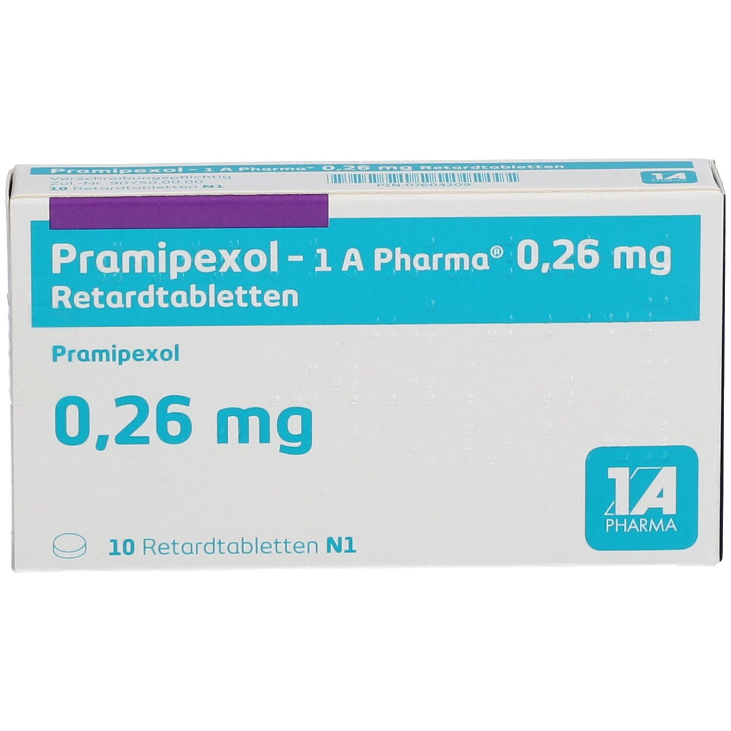 Pramipexol 1A Pharma®0.26Mg