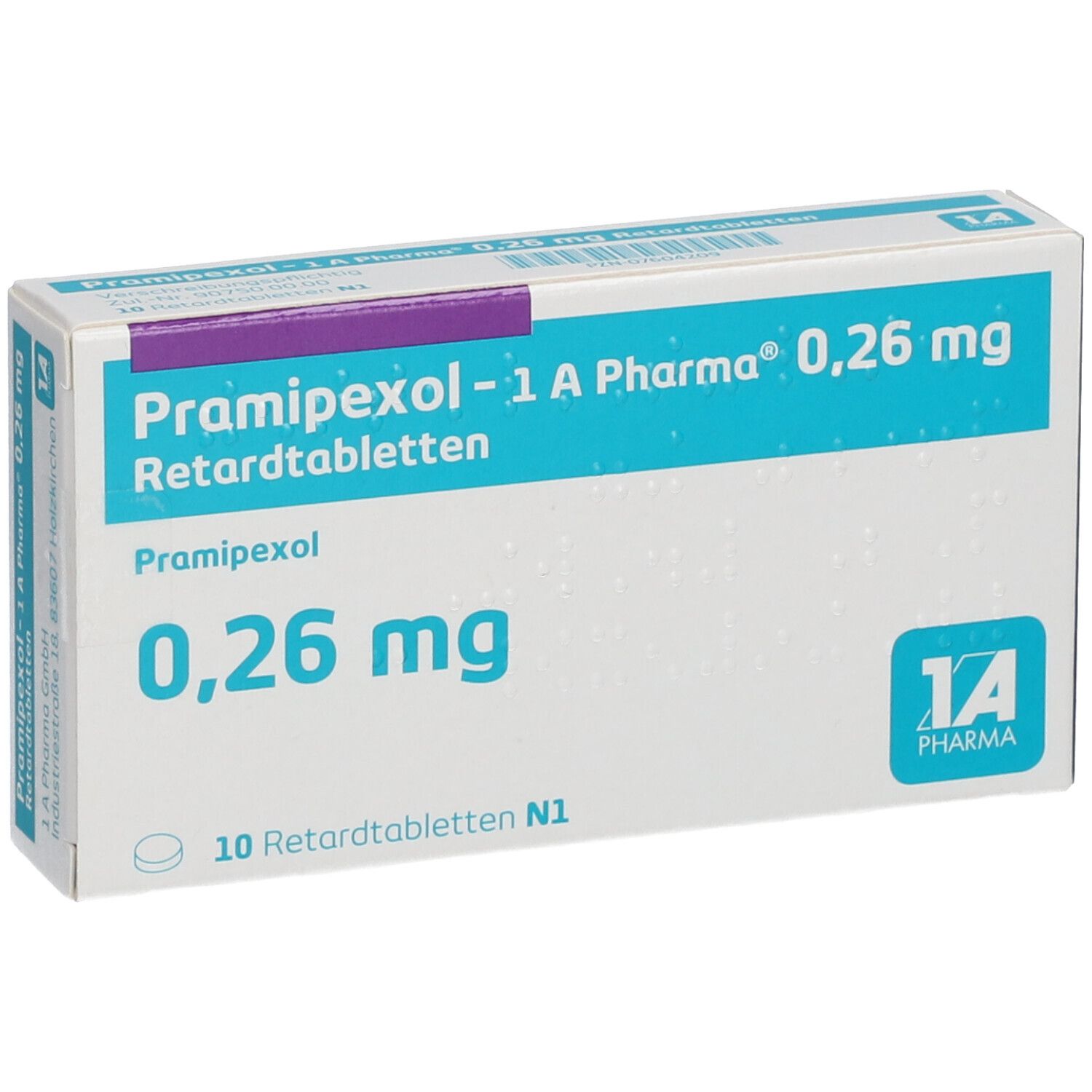 Pramipexol 1A Pharma®0.26Mg